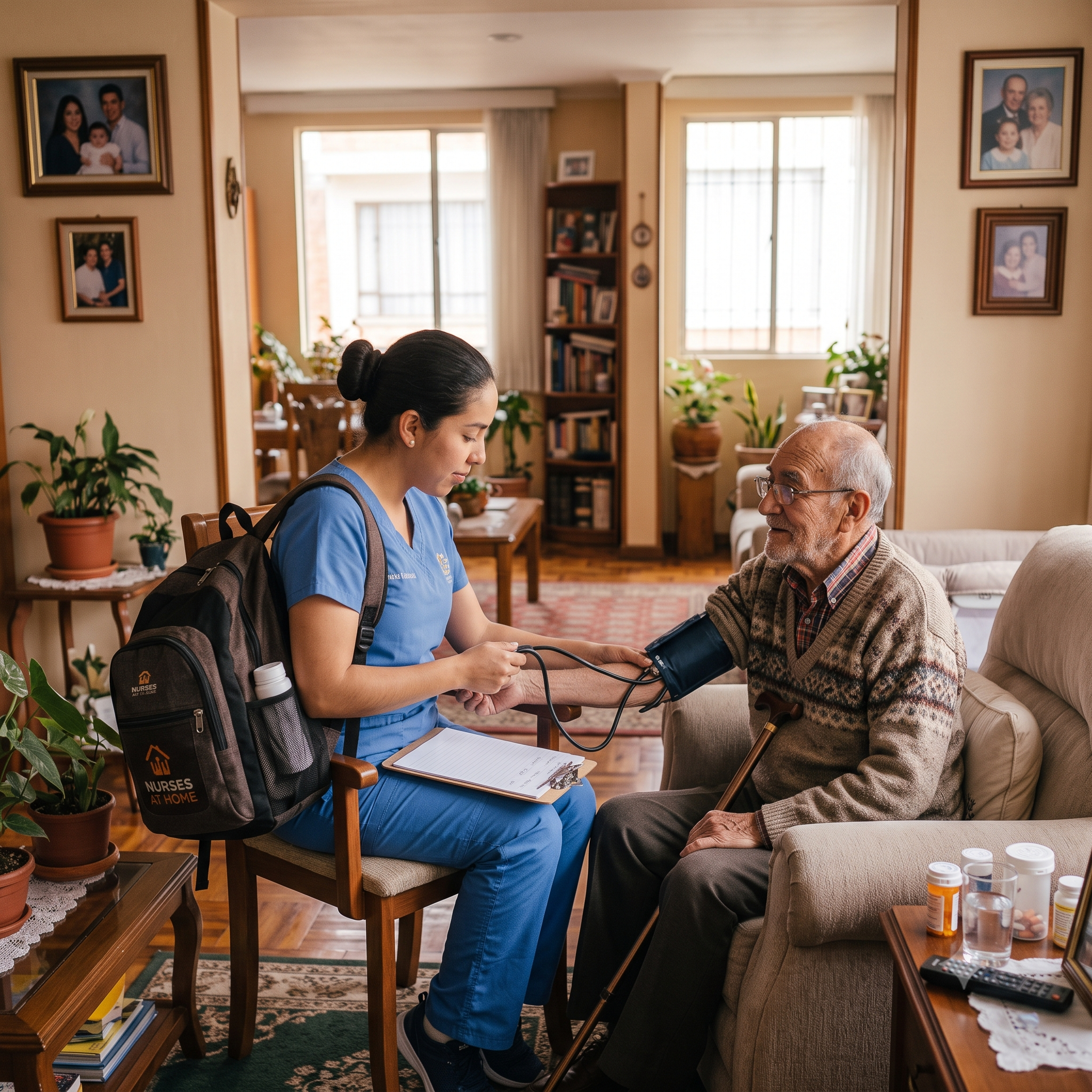 Enfermero geriátrico de Vitality Home Care